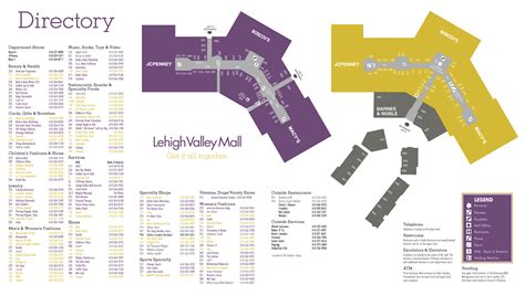 lehigh valley mall interactive map.